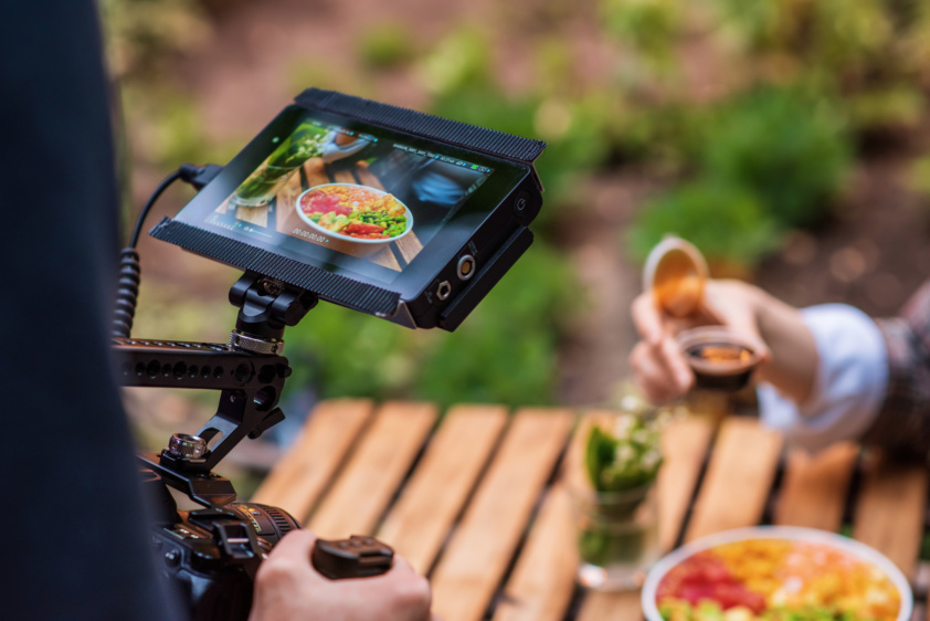 Food Advertising Video Shooting in Outdoor